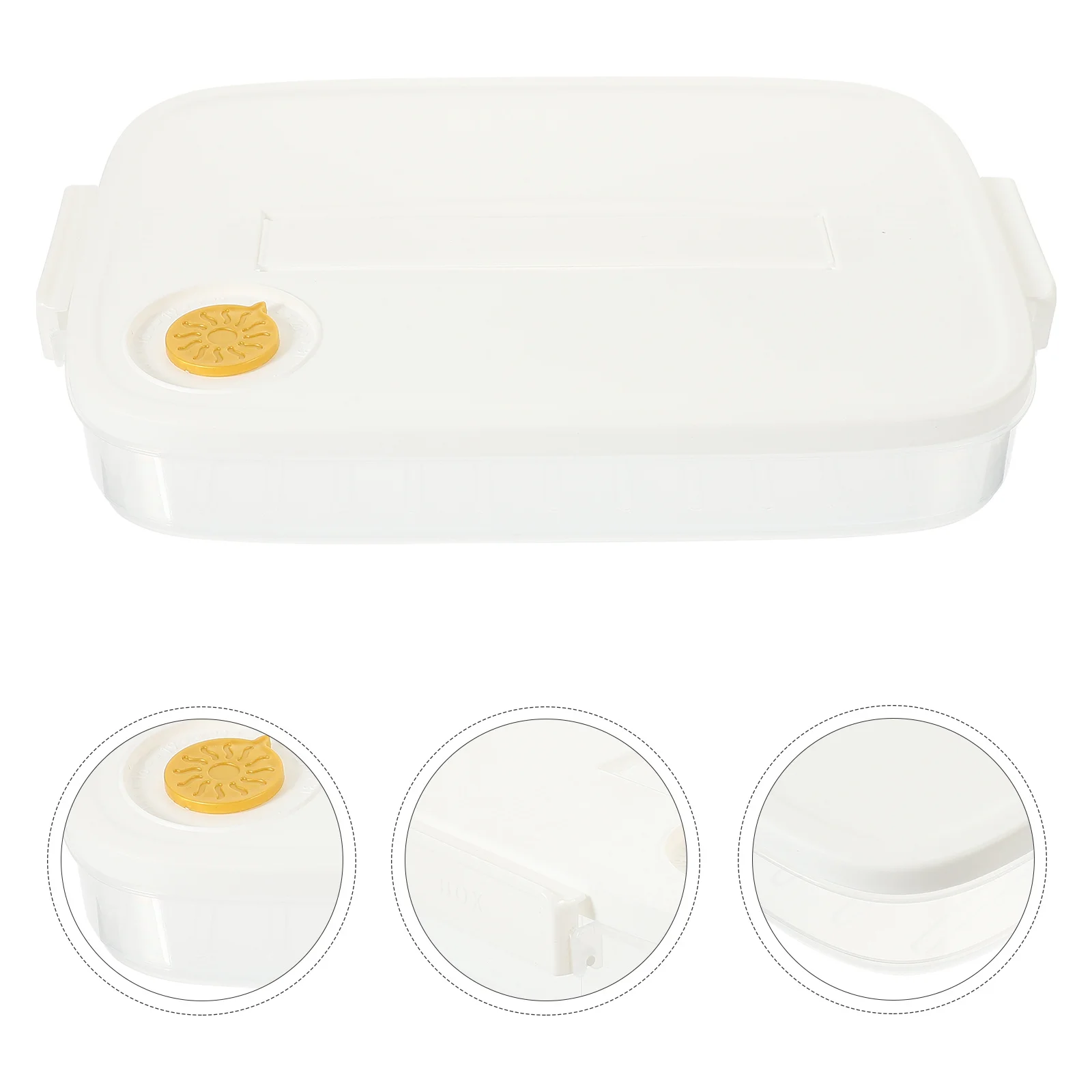 

Single Layer Dumpling Organizer Transparent Food Storage Box Safe Lightweight Wear Resistant Practical Long Lasting Fridge