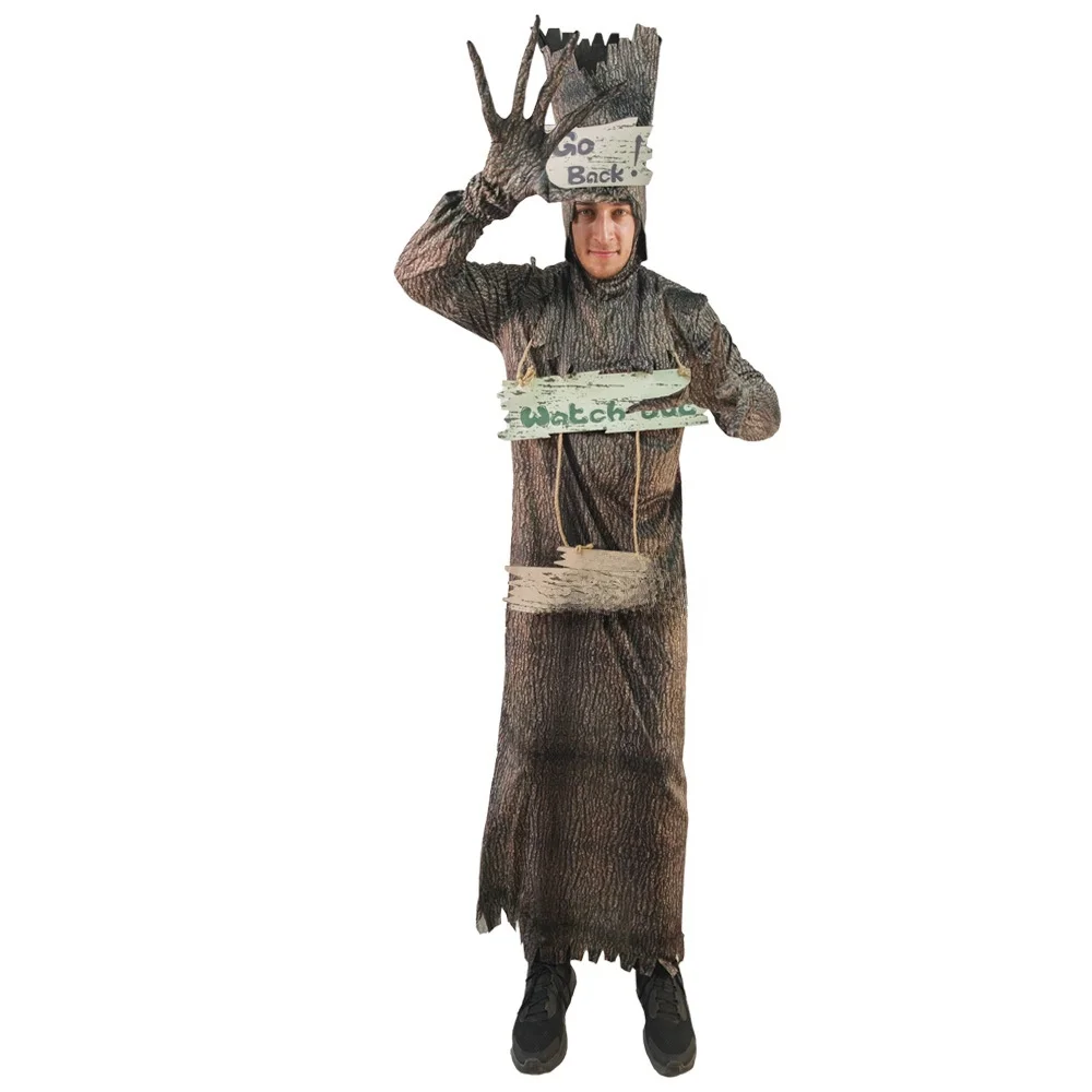 loween New Sle Scary Tree  Costume Par Performance Jumpsuit Women's Traditional Ethnic Stage Costume