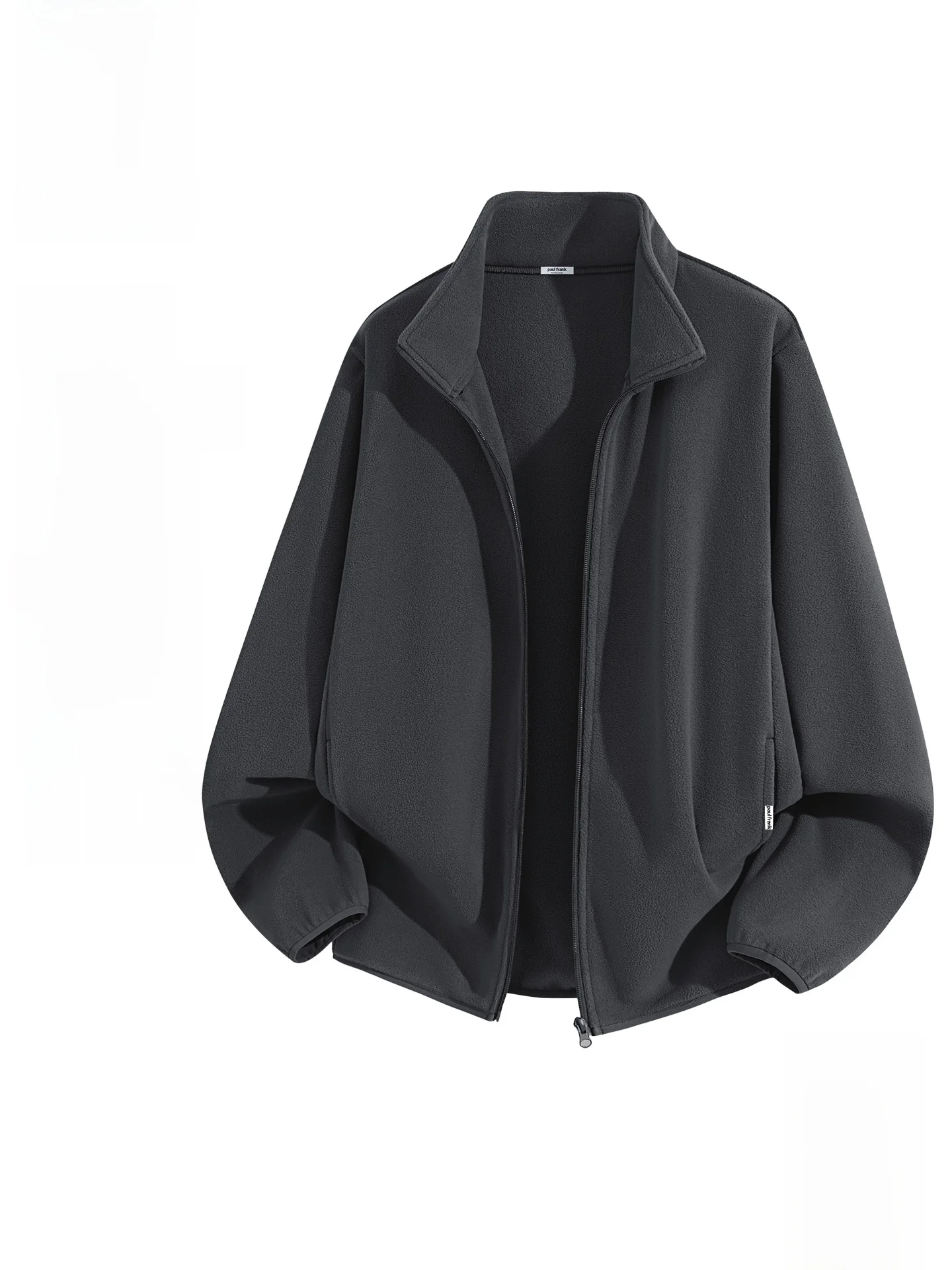 

American Sle Double-sided Fce Stand Collar Men's Jaet Warm Cardigan Coat Big Mouth Monkey Trendy Autumn Winter