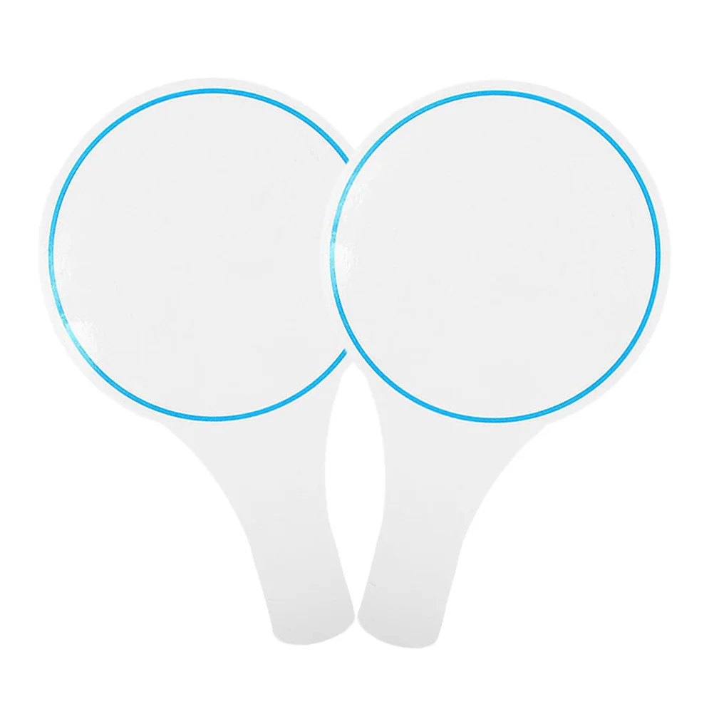 2Pcs Handheld Whiteboard Reusable Score Board Lightweight Dry Erase Writing Board for Education Presentations Contests Event