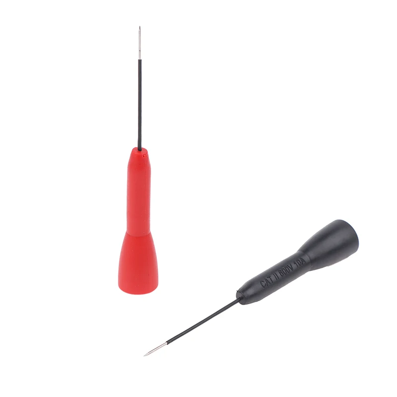 B*1 Pair 0.7MM Flexible Extension Non-destructive Multimeter Test Needles Replacement Probe Multimeter Test Probes Auto Tools