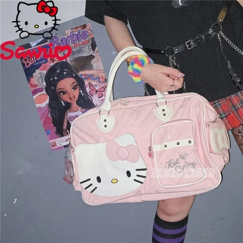 Imagem -02 - Bolsa Sanrio Hello Kitty para Viagem Feminina Grande Capacidade Bolsala dos Desenhos Animados Marca de Luxo Nova Moda