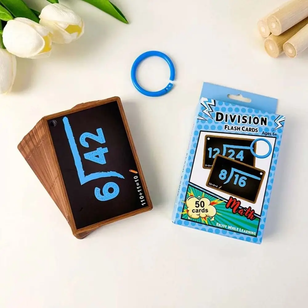 50 pz/set Educazione Precoce Bambini Carte Aritmetiche Addizione Sottrazione Moltiplicazione Divisione Carta Matematica Montessori