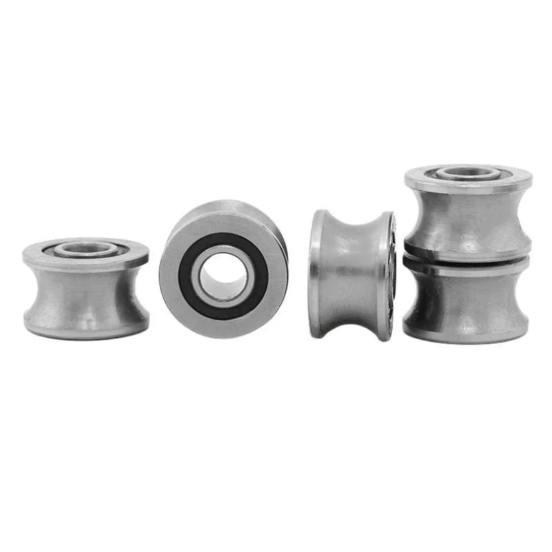 Produktbild von U-Nut Riemenscheibenlager U22 – 8 X 22,5 X 14,5 Mm – Aus Rostfreiem Stahl AISI440 Für Führungsrollen