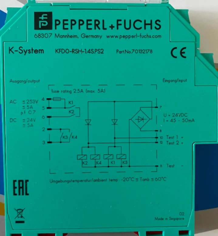 P + fセンサーKFD0-RSH-1.4S.PS2新品オリジナル