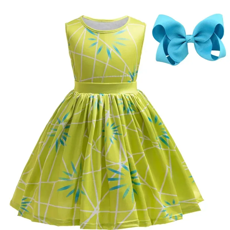 

Inside Out Joy Косплей Костюм Принцесса + Парик + Шпилька Для Детей Девочек Хэллоуин Карнавал День Рождения Счастье Платье Upx; 8'm6,