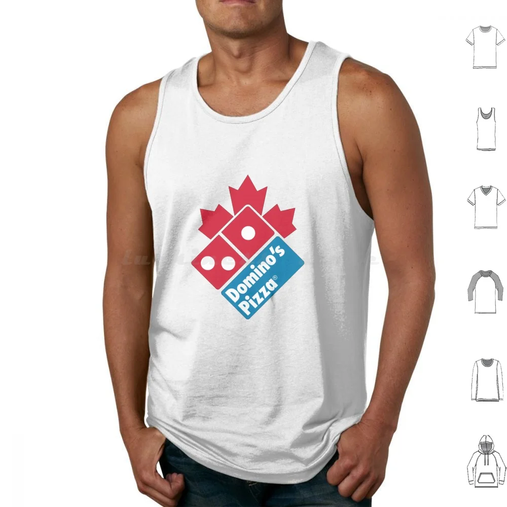 Jangan-Domino's-Pizza-Begitu Tank Tops Print Cotton Dominos Pizza Pizza Dominos Pizza Hut Pizza Hut Vs Dominos