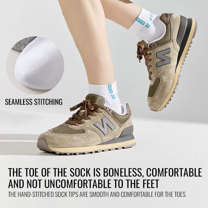 MiiOW Long Staple Cotton Socks Winter Men Teens Athletic School Sports Socks Long Crew Sock Moisture Wicking Anti Odor Warm Sock