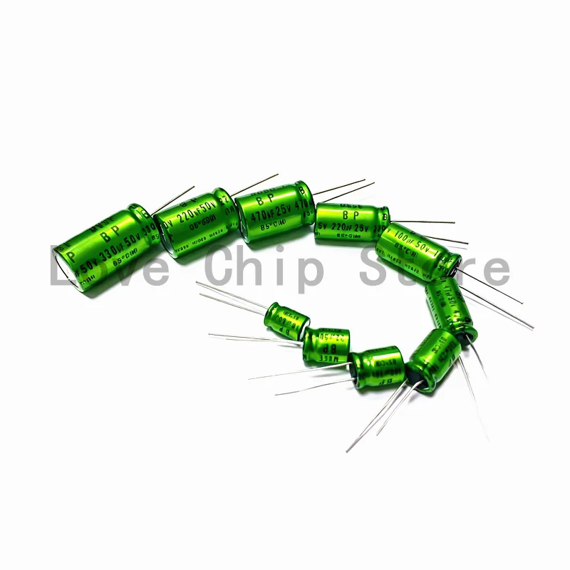 

Nichicon MUSE BP ES Non Polar Nonpolar Bipolar HiFi Audio Capacitor 1uf 10uf 22uf 47uf 100uf 220uf 330uf 16V 25V 50V Copper Feet
