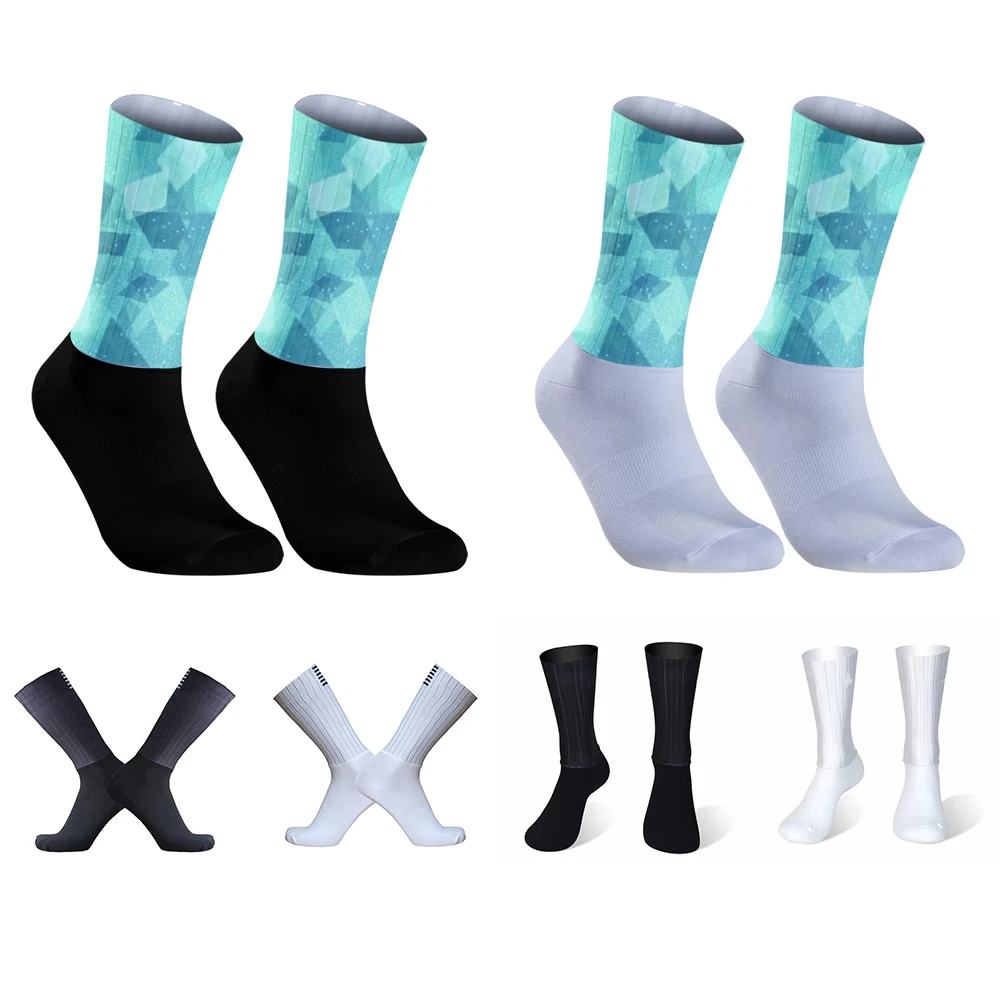 

Bike Socks Seamless Anti Team Slip Ride Aero Socks Outdoor 2024 New Summer Cycling Socks