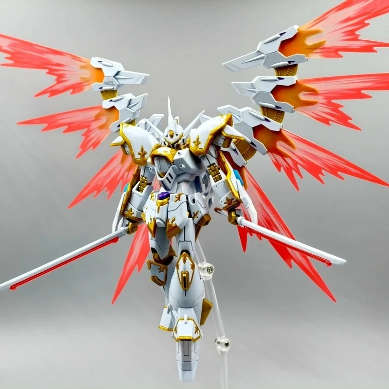 HG 1/144 SEED FREEDOM Black Knight Squad con alas ligeras pegatina de agua figuras de acción Kit de modelo ensamblado juguetes coleccionables regalo