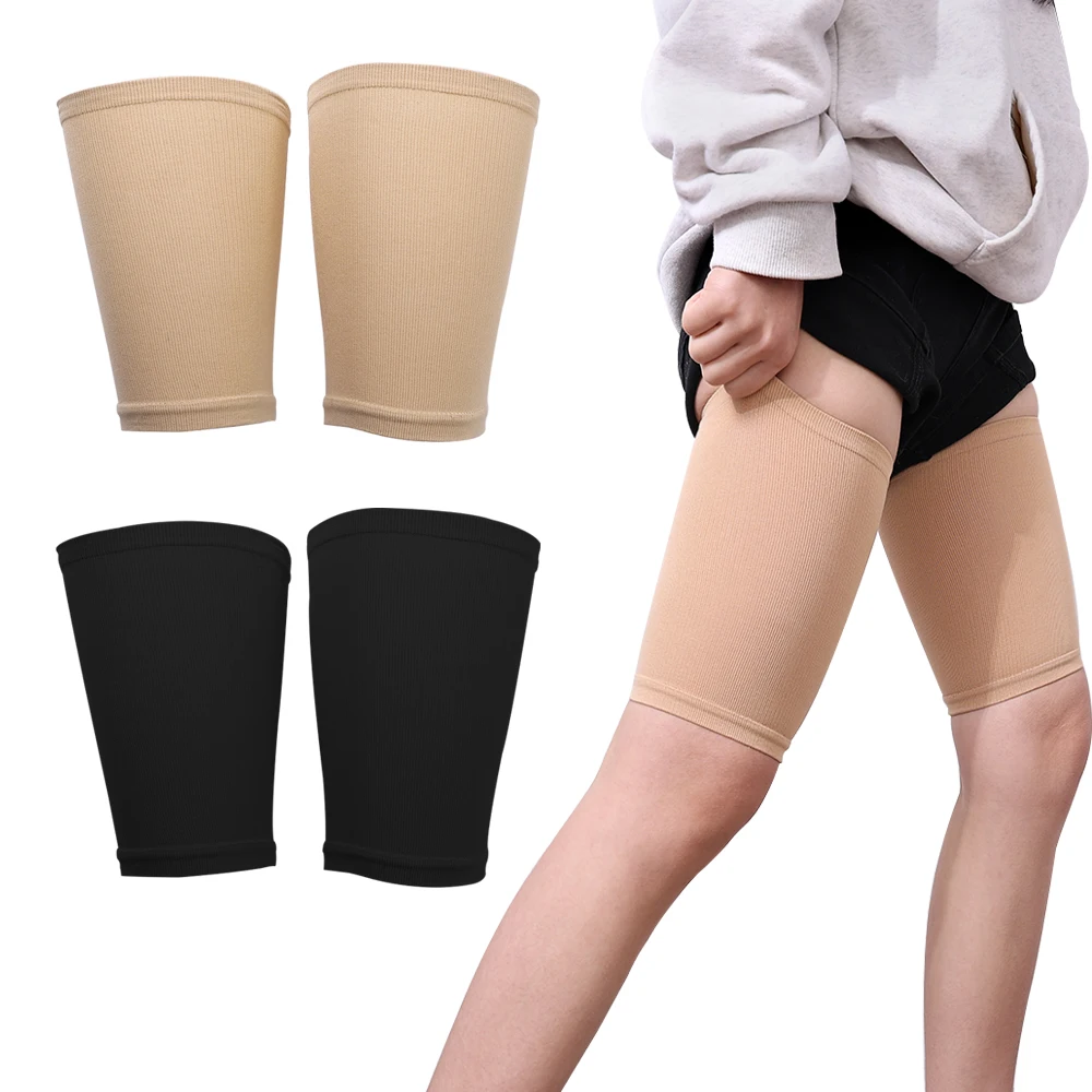 1pairs Thigh Support Sleeve Pullover Wrap Elastic Sock Compression Wrap Sleeve Bandage Brace Support Protection Pain Relief