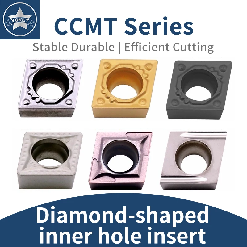 

Токарная вставка VOKET из нержавеющей стали CCMT09T304/060204/120408, расточные вставки для инструментов с ЧПУ