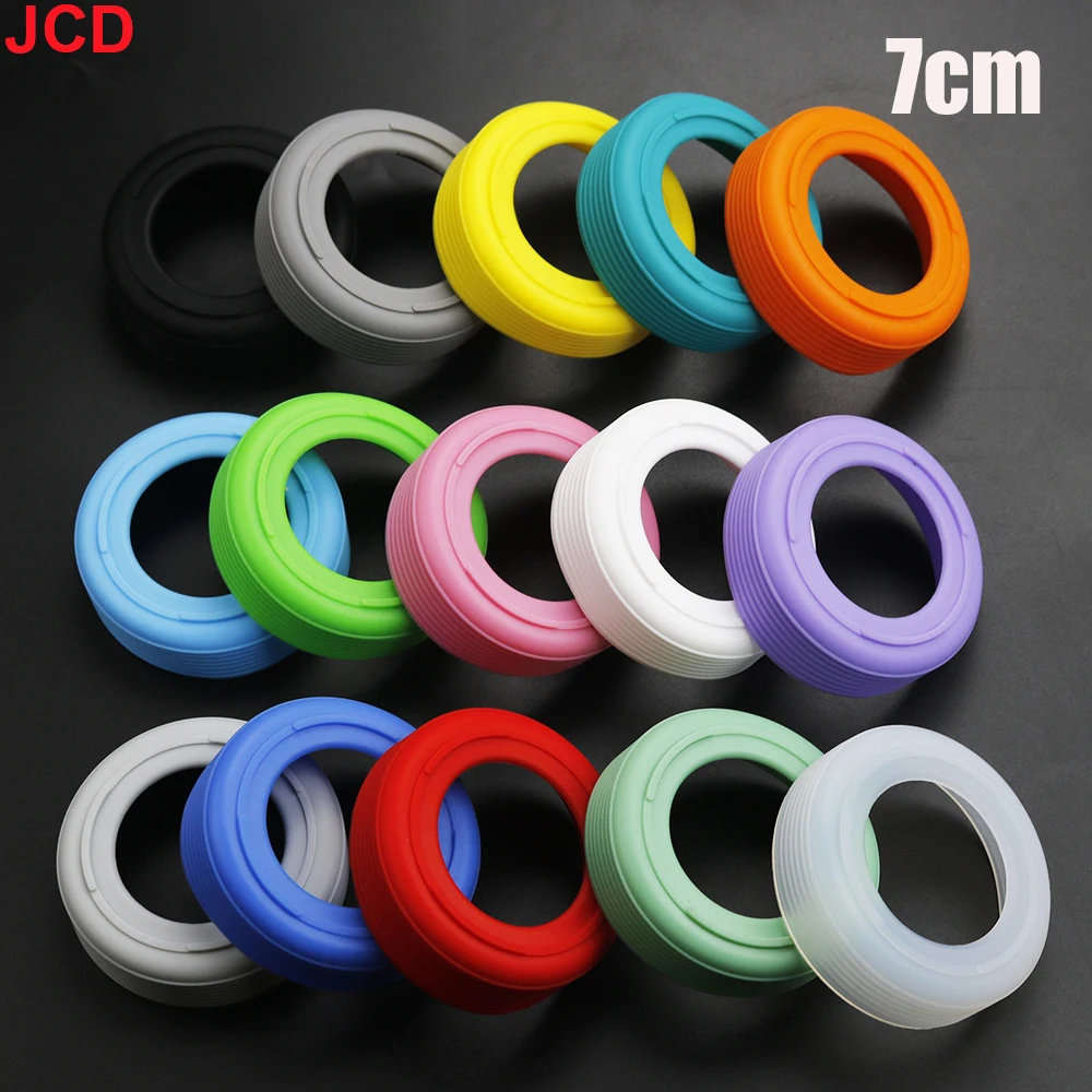 JCD 1piece 7CM Silicone Thread Cup Bottom Cover Cup Cover Glass Anti-skid Anti Scald Thermal Insulation Protective Pad ﻿