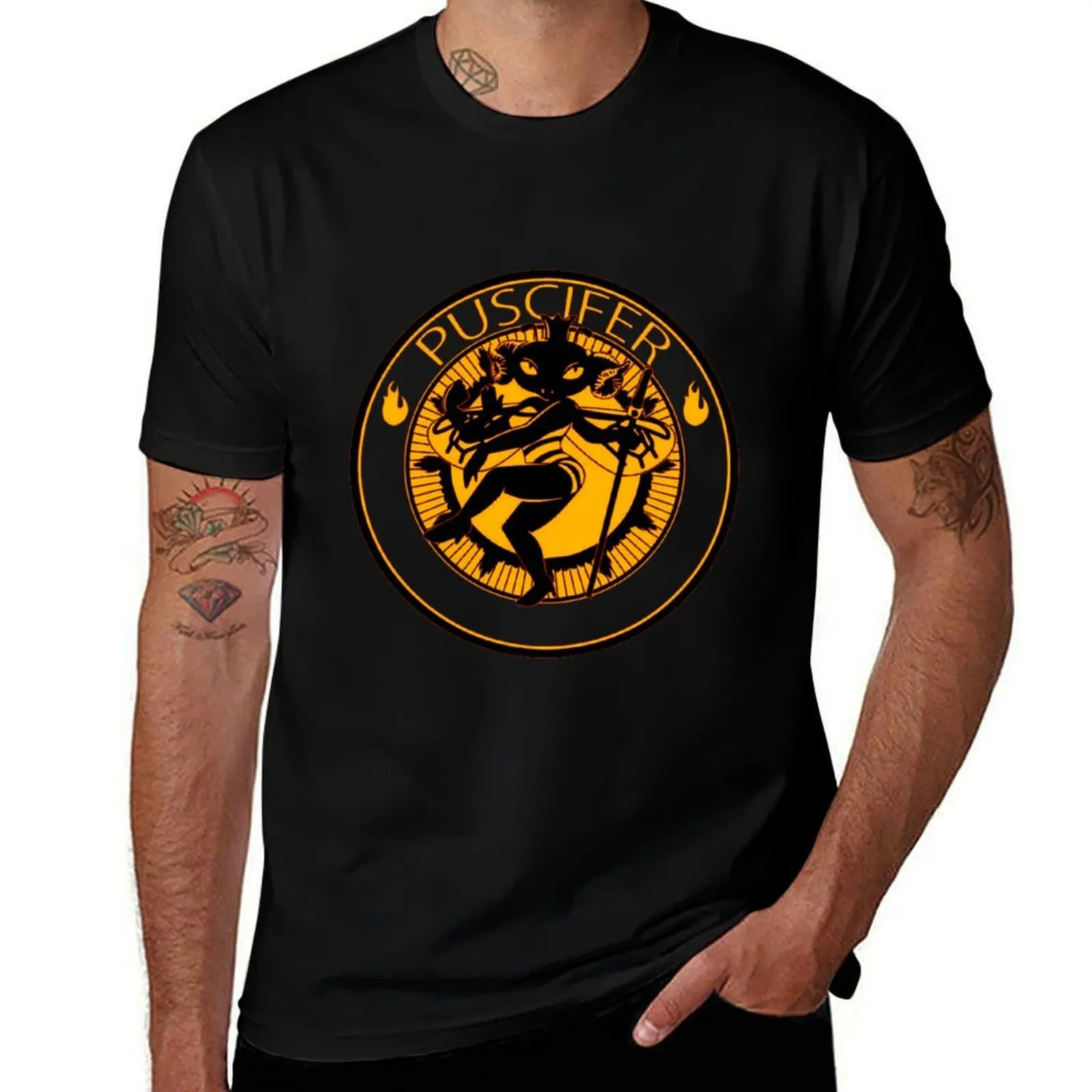 

puscifer band logo best of album T-Shirt Summer Casual Loose T-Shirt