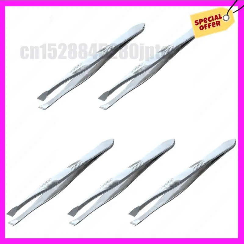 Mastering Precision: A Deep Dive into the 5X Silver Tone Stainless Steel Tweezers for Professional Grooming