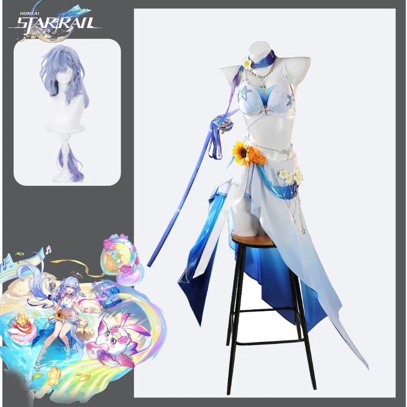 Anime Cosplay Robin - Honkai: Star Rail Robin‑Summeretto Cosplay Costume