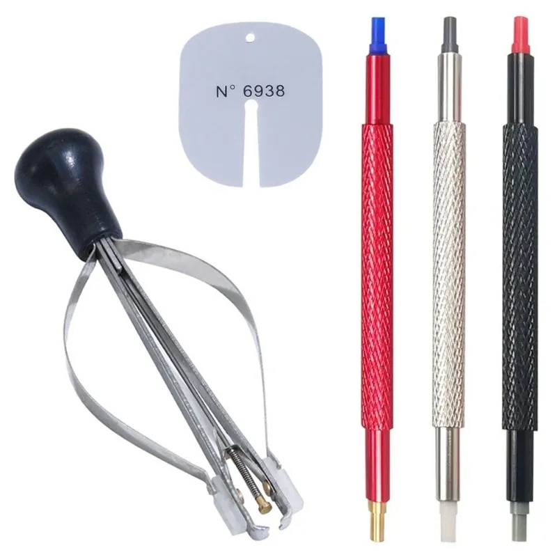 مشاهدة الأيدي مزيل ساعة الضغط الإبر المنتقى مجتذب المناسب أداة إزالة الصواميل ساعة أداة إصلاح الساعاتي اكسسوارات عدة