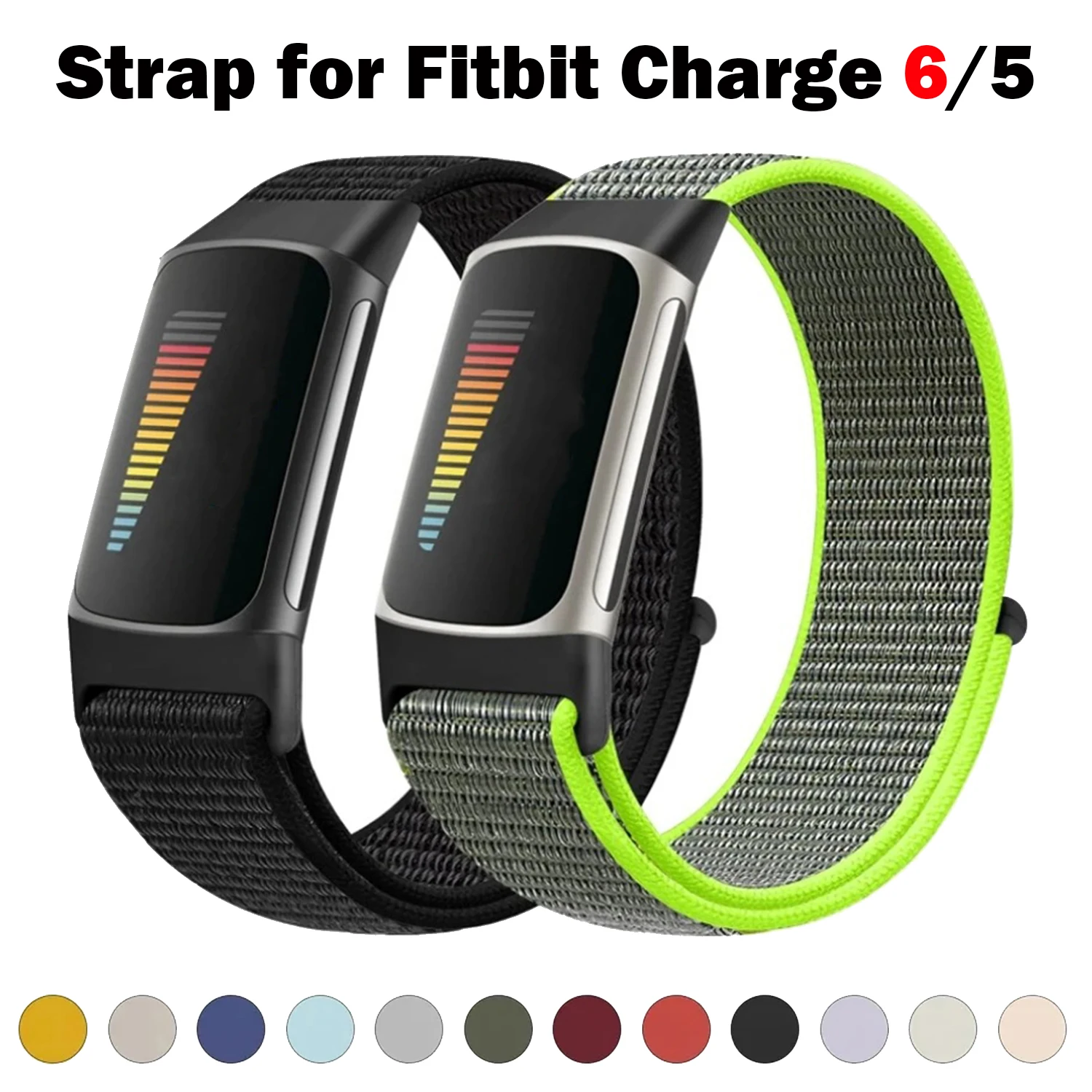 �y�Z�[�����zFitbit Charge 6 5�p�̒��߉\�ȃi�C�������X�g�o���h ���K�ȃX�|�[�c���[�v Fitbit Charge 5 ���v�o���h�����p�X�g���b�v
