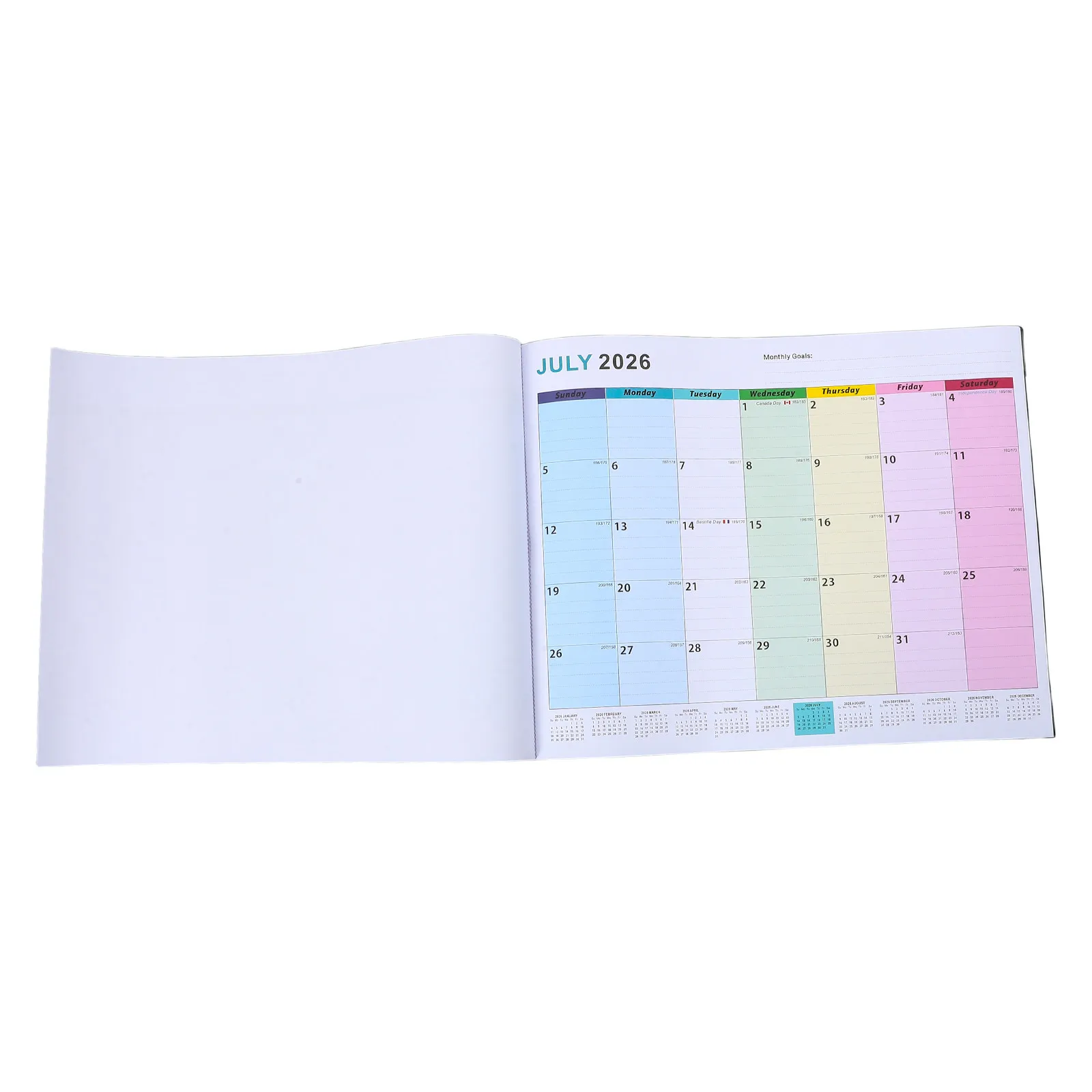 

Настенный календарь на 2026.1-2027.6 месяцев, вертикальный, на английском языке, ежемесячный планировщик для офиса, дома, инструмент для планирования академического года