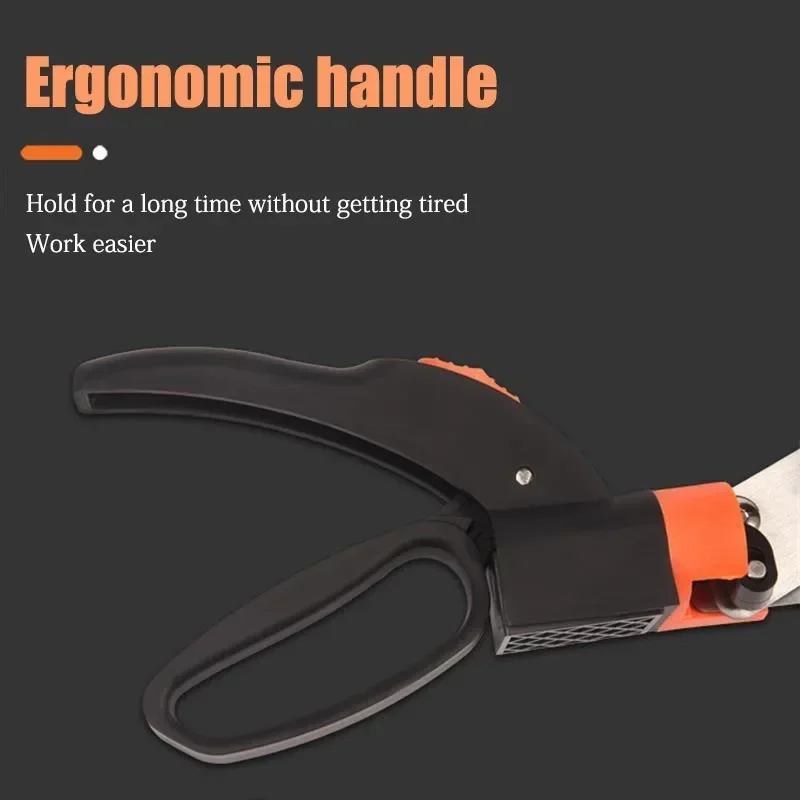 Garten mäher Schere scharfe Spitze 360 Rotation Garten Gras Trimmen Schere Hand Rasen Schnitt Gartengeräte