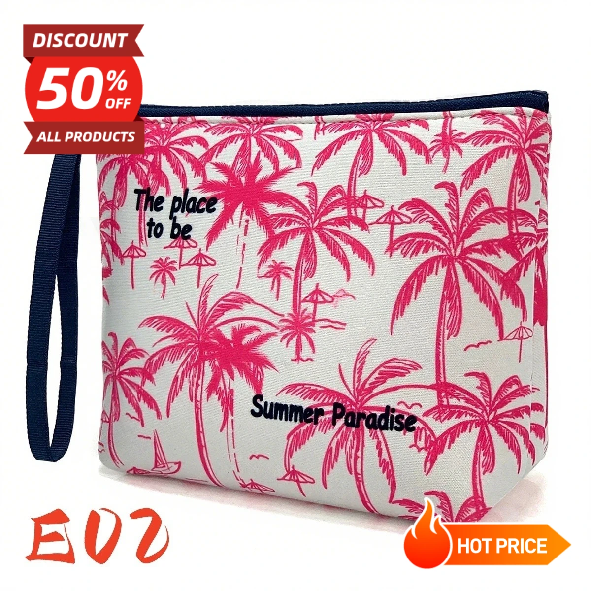 

Italy MC2026 St.B Neoprene Clutch Purse Makeup Bag for Women Summer Winter Beach Bag Wristlet Bag Summer Beach Neoprene Purse