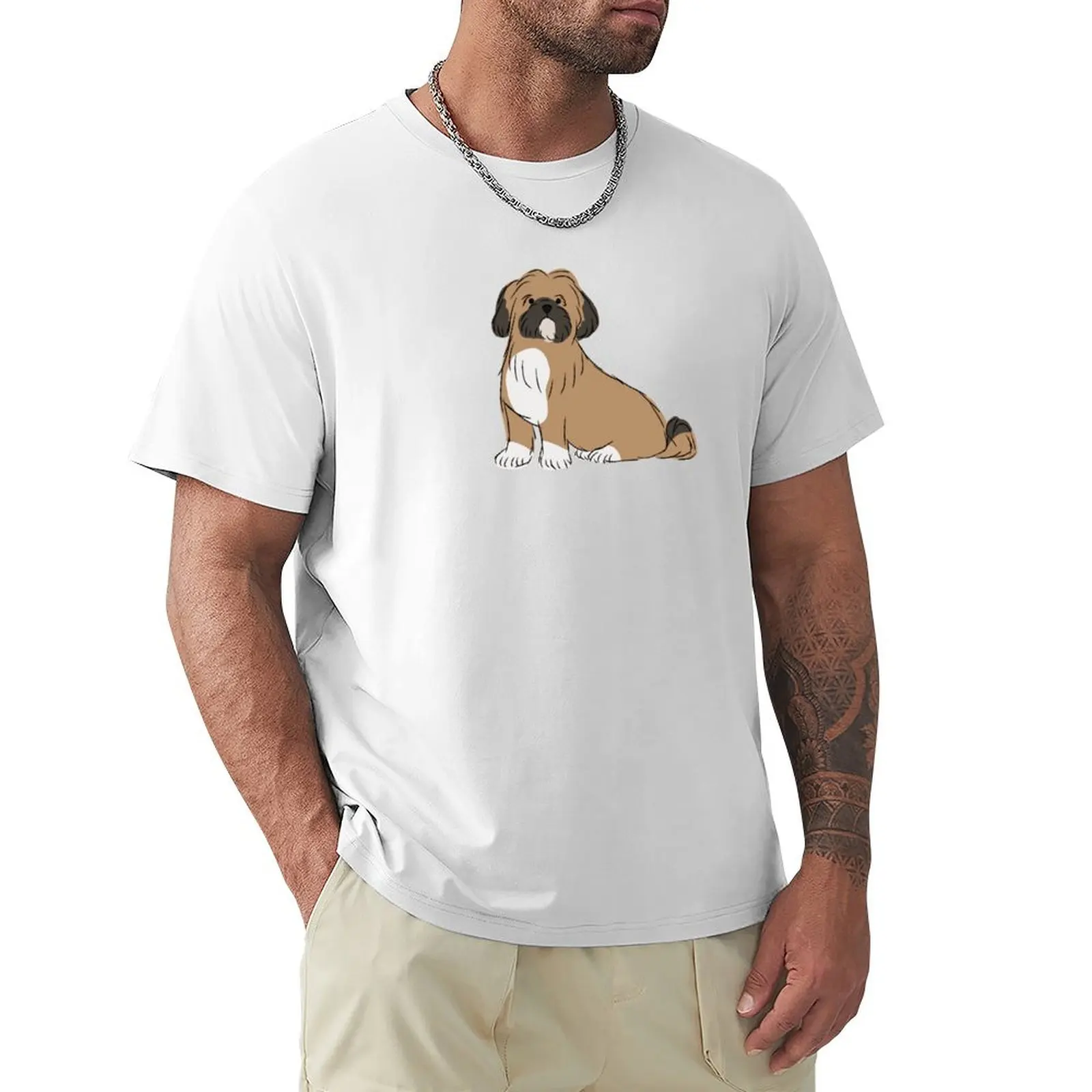 Shih Tzu T-shirt sweat plain mens vintage t shirts