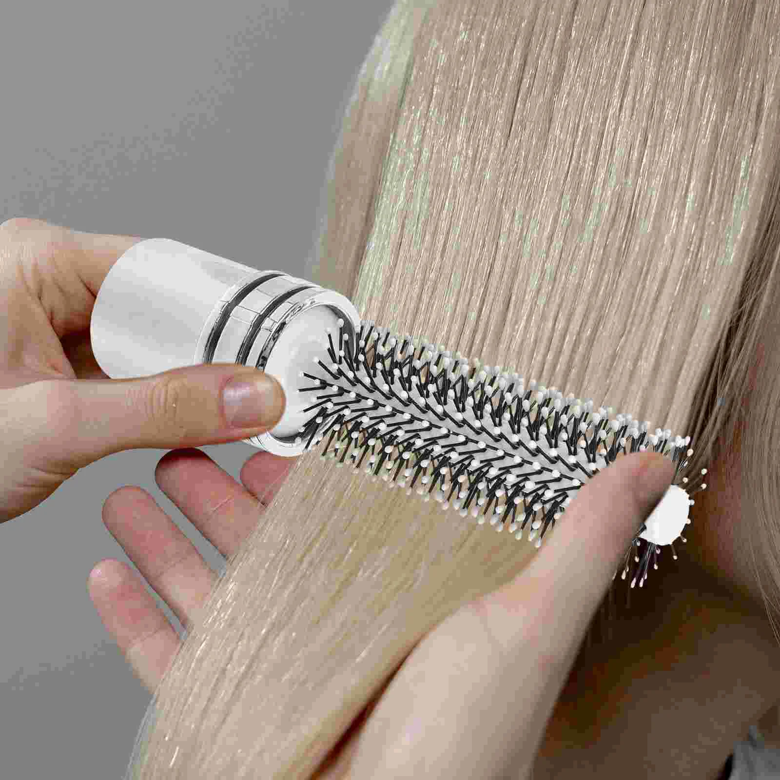 

Blow Dryer Brush Portable Curling Comb Travel Hair Styling for Curly Hairstyling