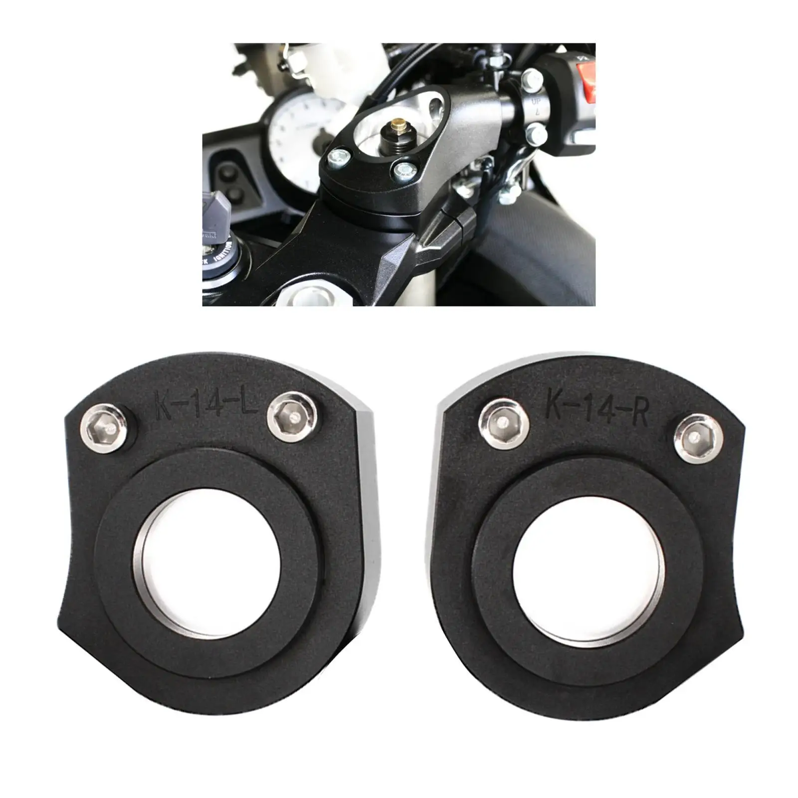 Handlebar Riser Spacer for Kawasaki ZX-14R ZX14R ZZR 1400 2006-2018