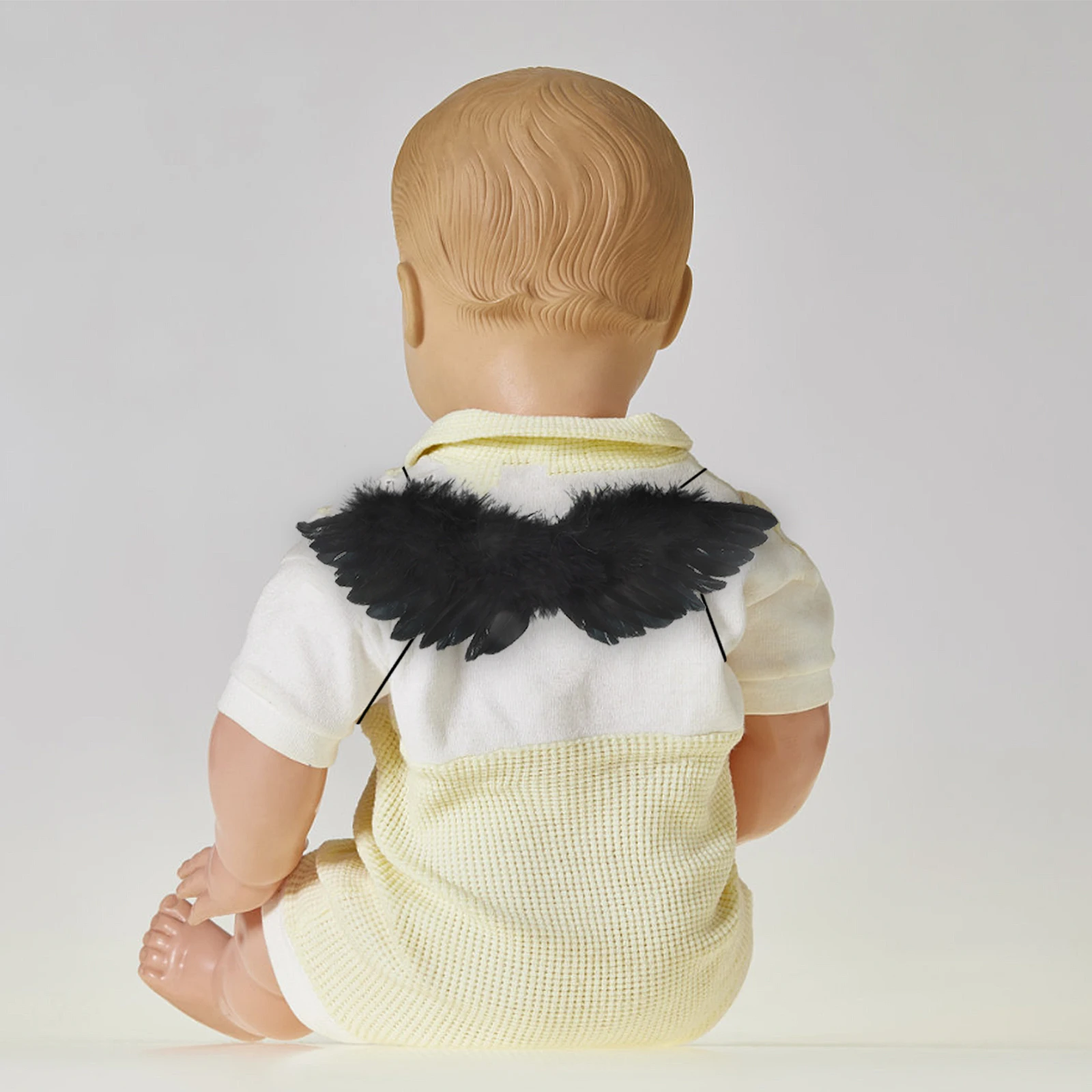 

2 Pcs Decorative Wing Halloween Wings for Crafts Prop Cosplay Accessories Festival Costume