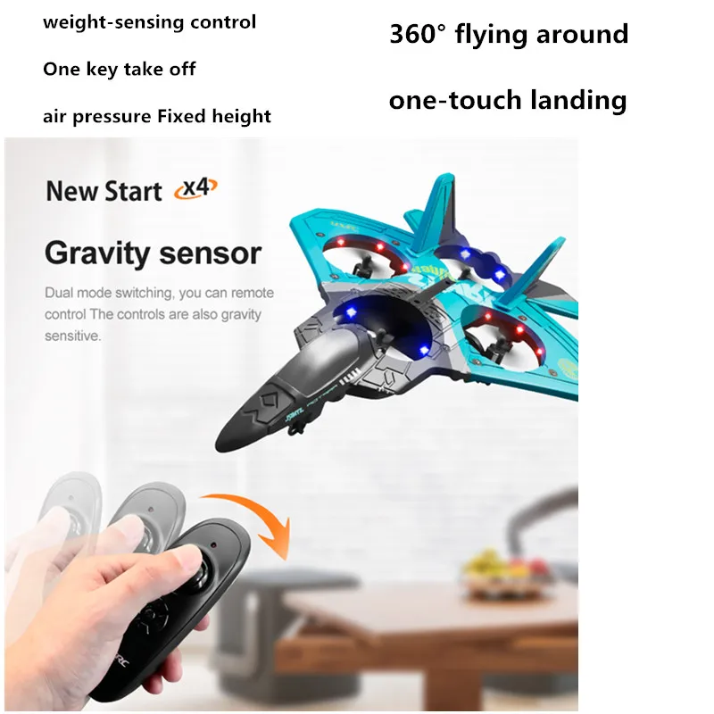 QLX New Remote Control Aircraft Fighter Aircraft Model Glider Foam Drone Children Primary School Boy Toy Plane Outdoor Toys