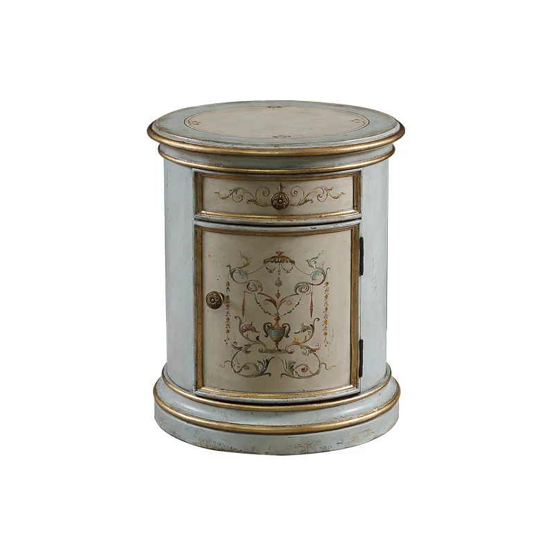 Neoclassical Home Furnishing Italian Series Bedside Table Bedroom European Bedside Locker Furniture