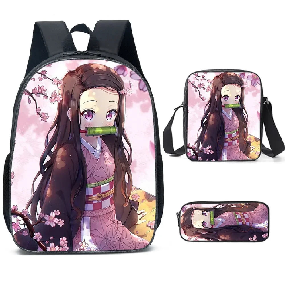 Ghost Slayer Kimetsu No Yaiba Nezuko tornister plecak studencki Drop Shipping tornister Mochila