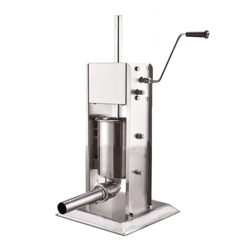 Vertical Horizontal Commercial Enema Machine 7L Manual Gear Sausage Filling Machine Stainless Steel Sausage Machine