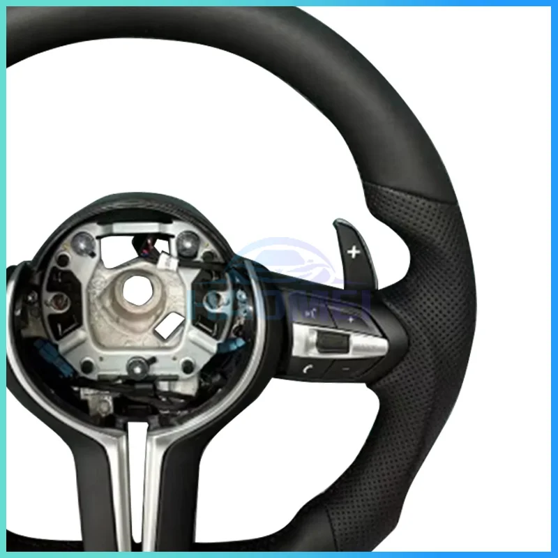 The Steering Wheel Suitable For Bmw F30 F10 F31 F20 E60 E90 Is Made Of Alcantara Material And Sports Steering Car Accessories