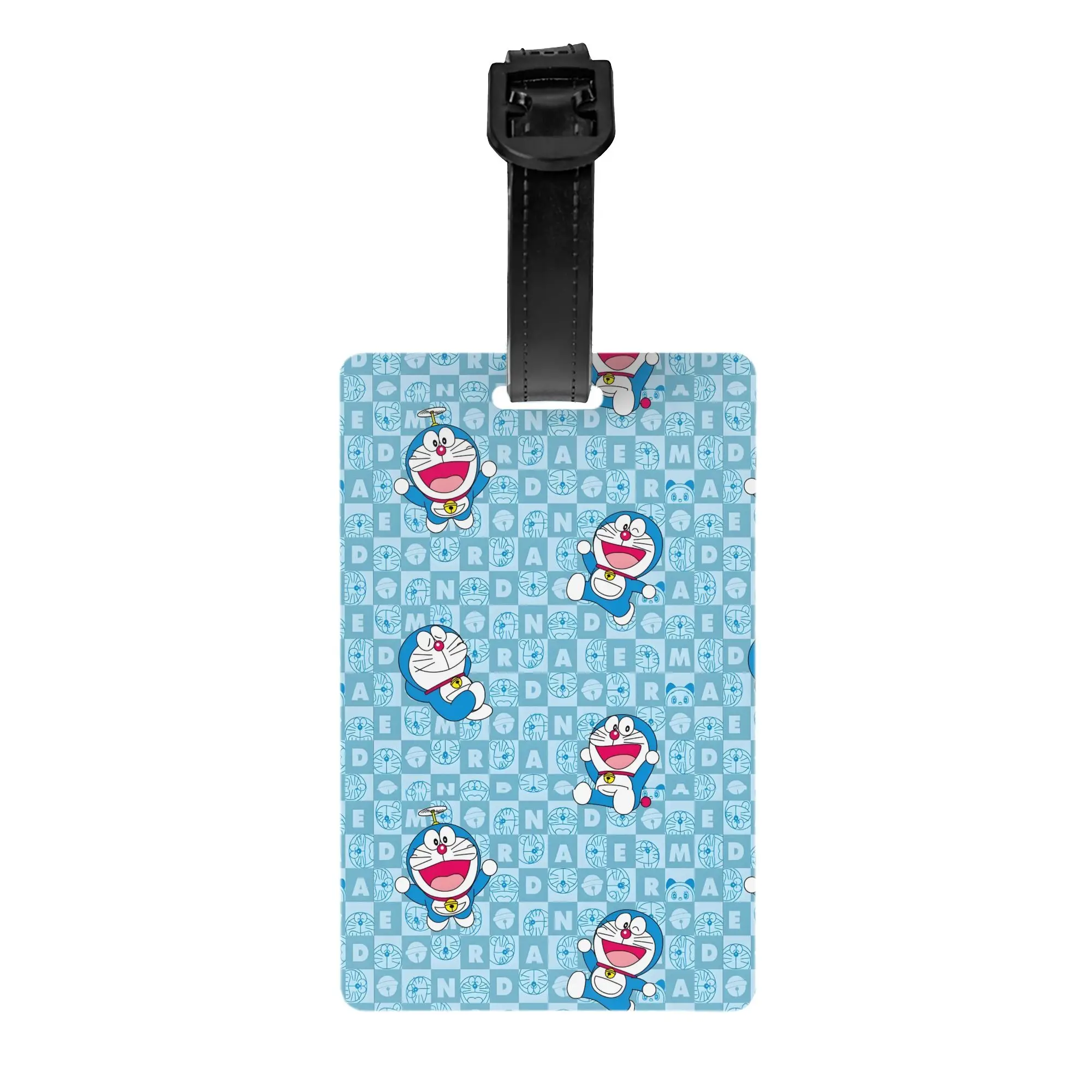

Custom D-Doraemons Cartoon Luggage Tags for Suitcases Fashion Baggage Tags Privacy Cover ID Label