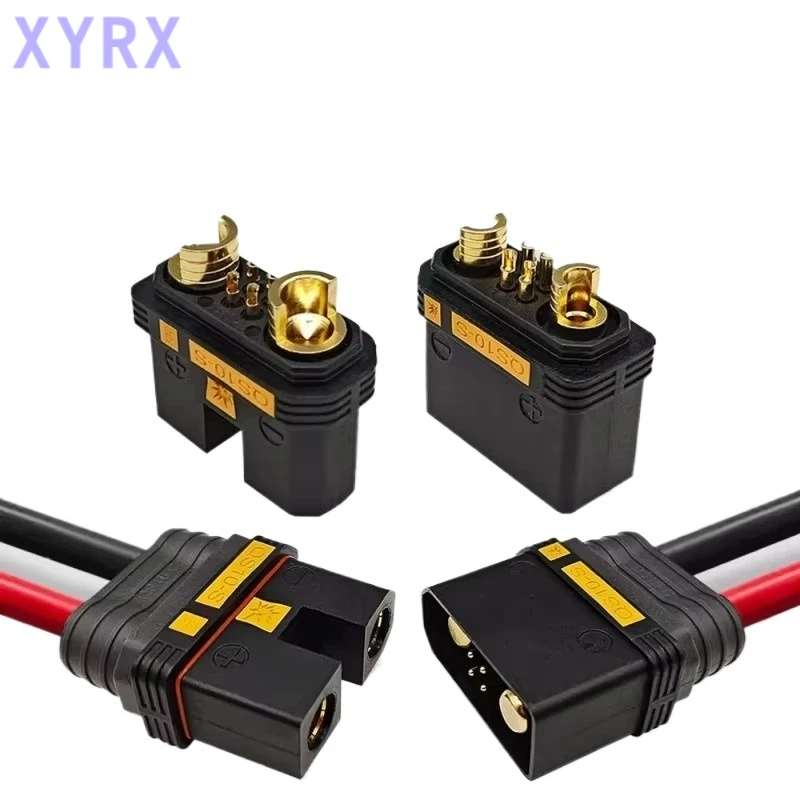 QS10-S Anti-ignition Male Female Carrier Model Aircraft Battery Plug Can Be Welded High Temperature and High Current Resistance