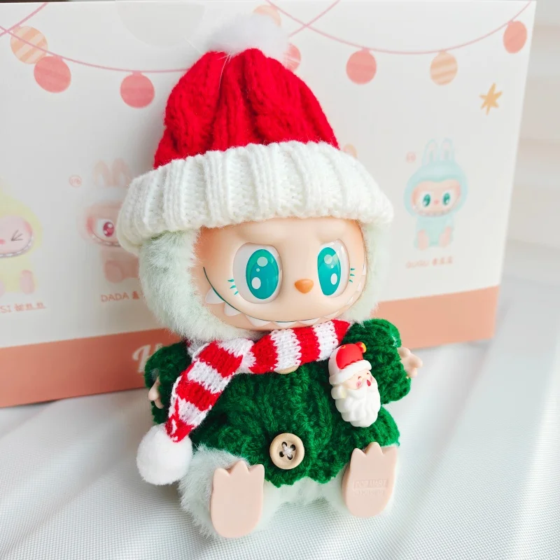 ل 17 سنتيمتر Feference KAWAYI السنة الجديدة عطلة عيد الميلاد مجموعة الجلوس حفلة معكرون ملابس الطفل اكسسوارات الملابس #6