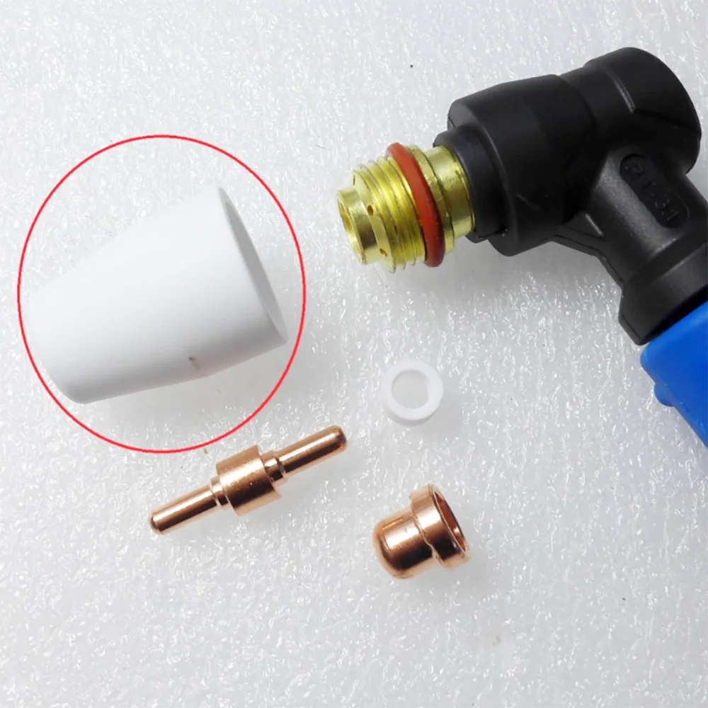 10PCS PT-31 PT31 Shield Retaining Cap Nozzle for Air Plasma Cutter Torch CUT-40 CUT-40D LGK-40 CT312