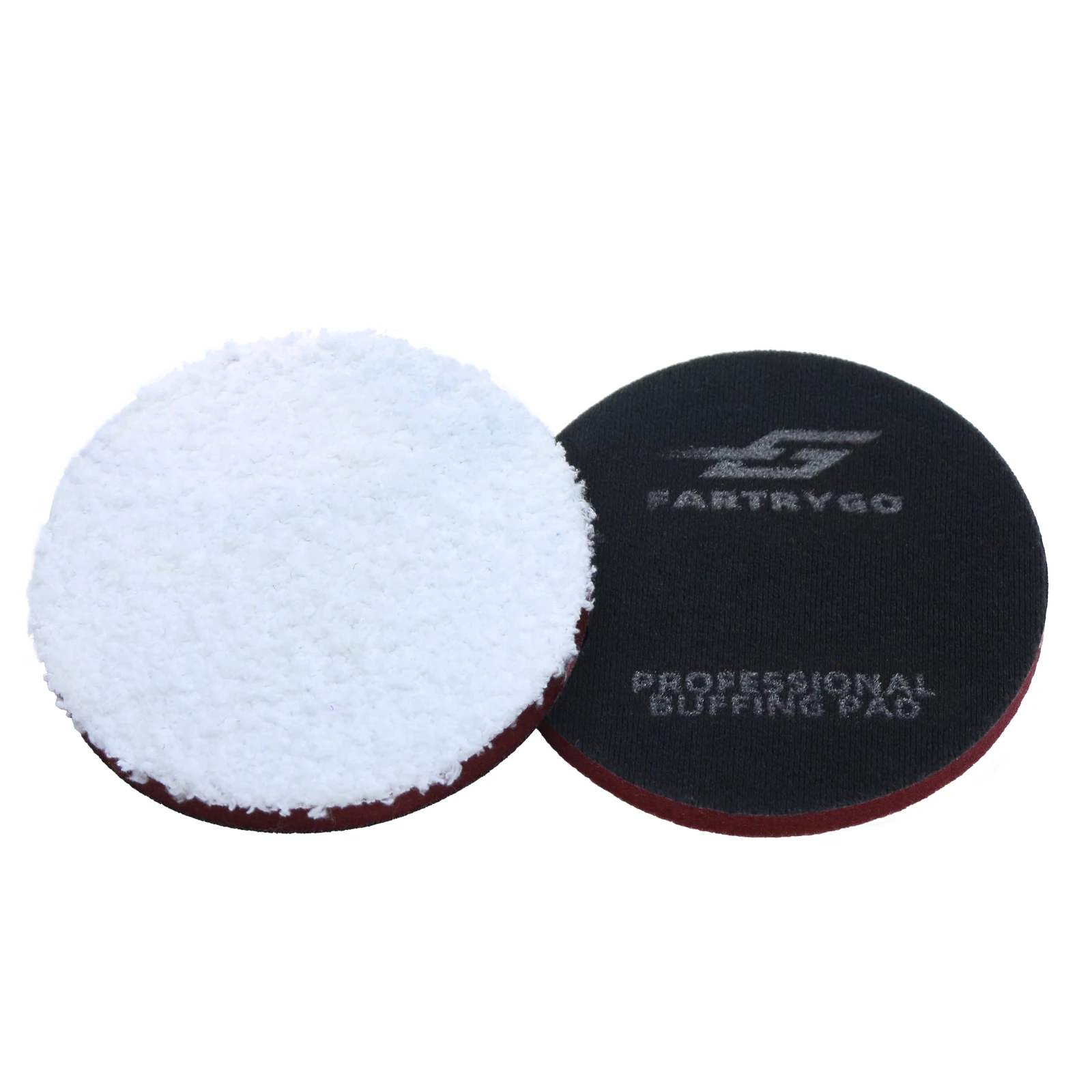 FARTRYGO 2/6 Stück 5-Zoll-Mikrofaser-Wachs-Pad-Set Mikrofaser-Polier- und Polierscheiben für Autowachs-Applikation und Karosseriepolitur