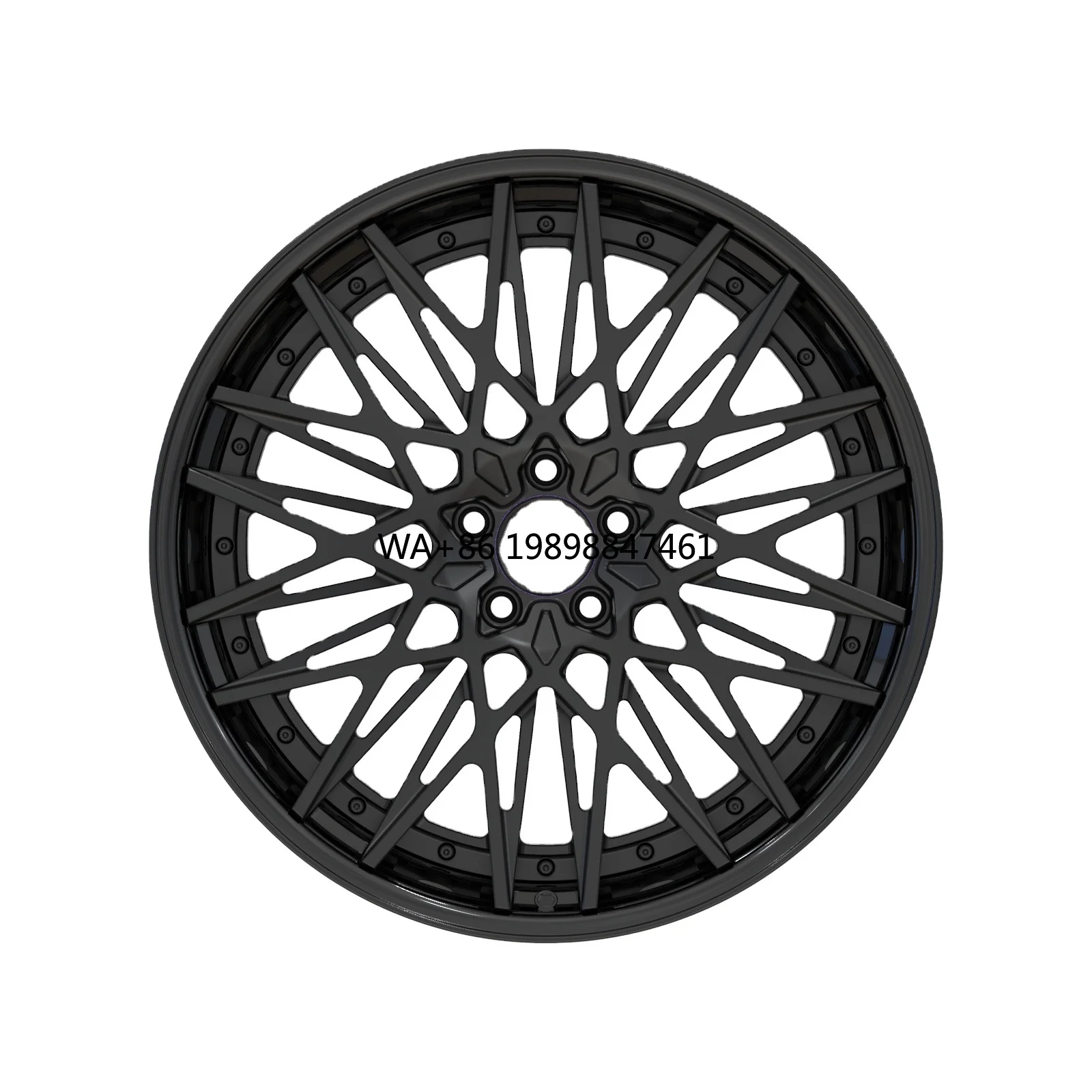 

Factory Custom 2-piece Forged Wheels for Passenger / Sports / Racing Car 18-19-20- 21 22 Inch Smart Spoke Design