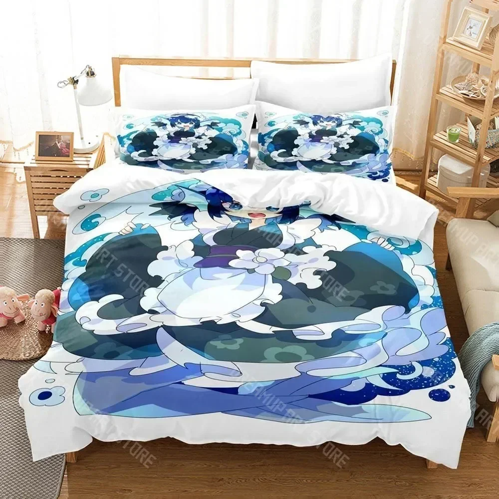 2026 3D Print Anime Wakasagihime (Touhou) Bedding Set Single Twin Full Queen King Size Bed Set Aldult Kid Bedroom Duvet Cover Se