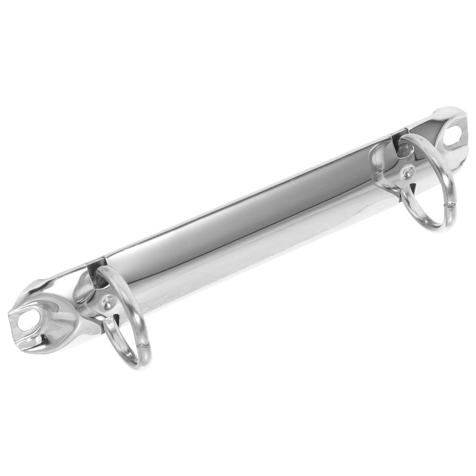 Silver Metal Book For Diy Notebook Binder Loose Leaf Organizer Document Folder Planner Pages Two Ring Binder Mechanism