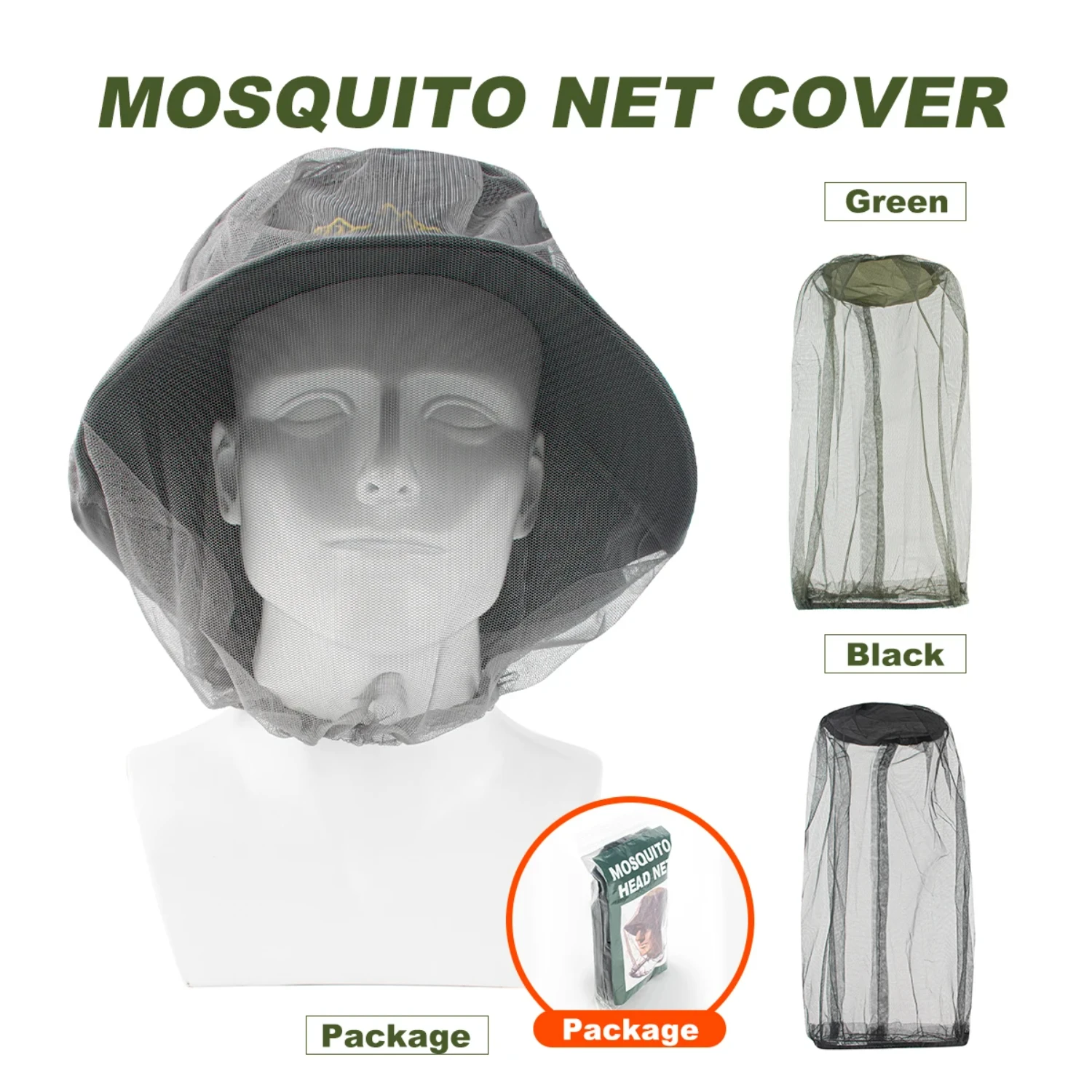 Outdoor Anti-Mosquito Fishing Hat with Hike-Inspired Design - Protect Yourself from Insects with this Durable Mosquito Net Hat -