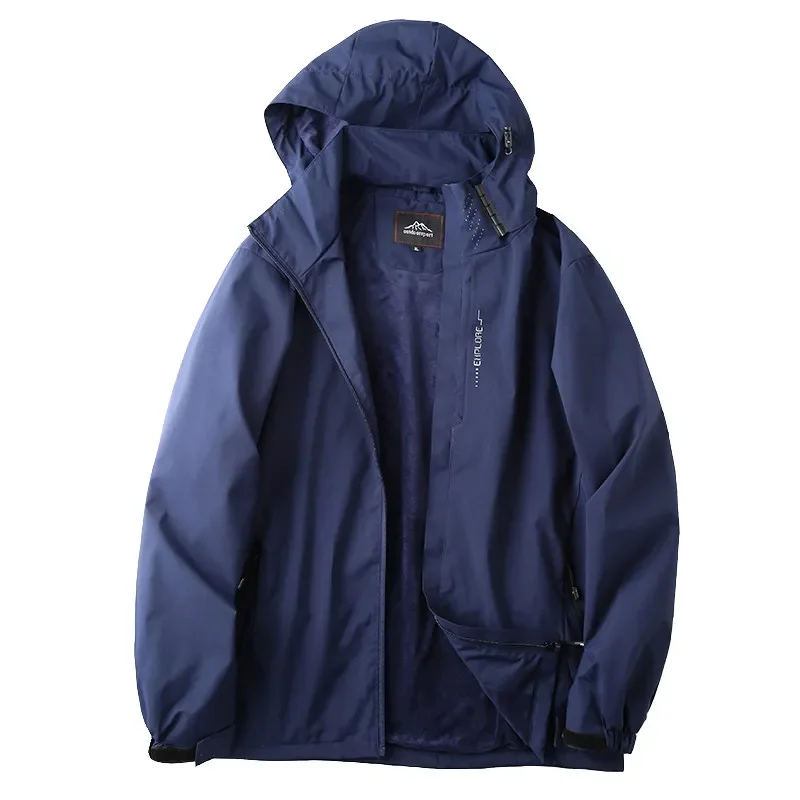 Technology three-proof! There are large sizes autumn and winter thin cotton windproof and waterproof hooded jacket jacket jacket