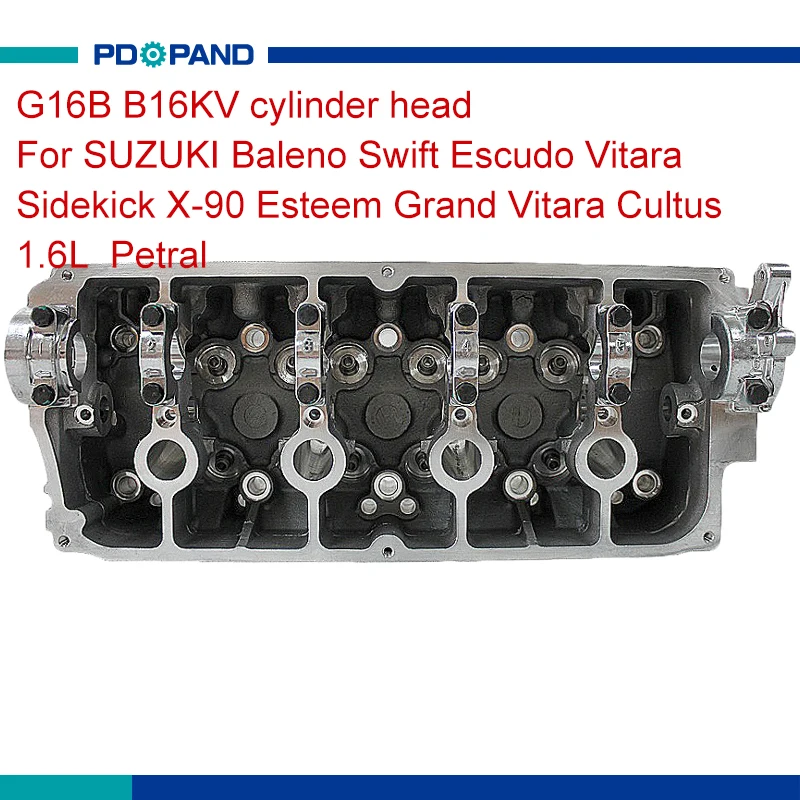 Culasse G16B G13BB compatible avec Suzuki SF416 SF413 AJ14 Jimny FJ Swift Grand Vitara Sidekick X-90 Esteem Baleno EG Cultus 1.3 1.6i