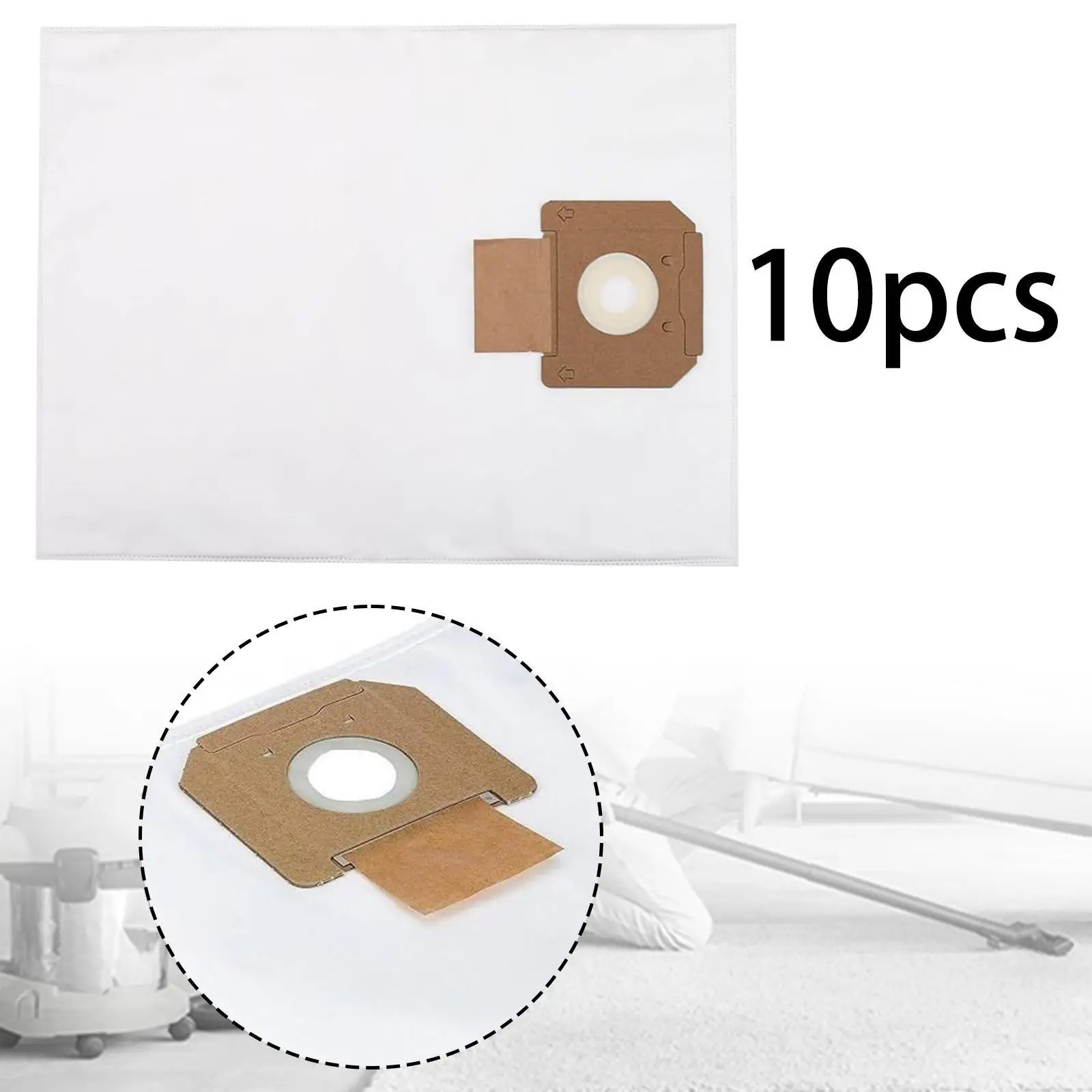 Saco extrator de pó para aspirador de pó, peças de reposição reutilizáveis para acessórios vac090