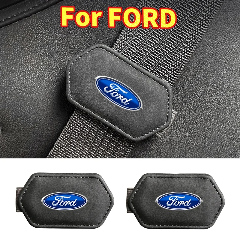 Car Safety Seat Belt Buckle Clip Seatbelt Stopper Adjuster Clip For Ford Focus 2 MK2 3 4 MK3 MK4 ST Mondeo Festiva Fusion Ranger