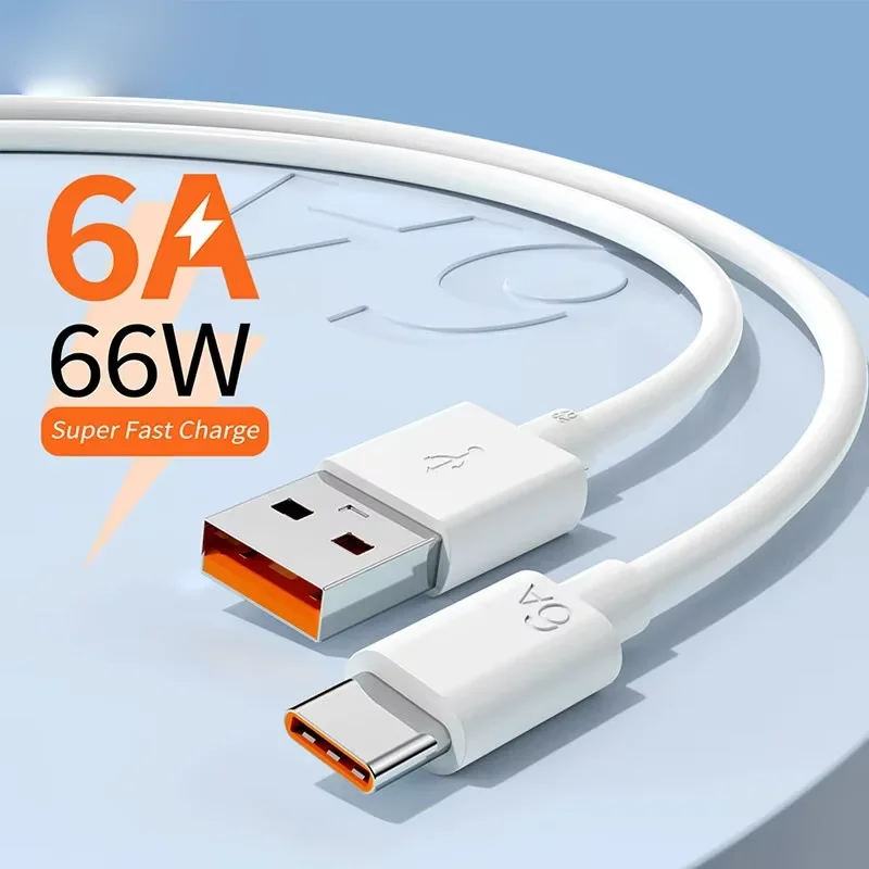 100W 6A USB Type C cable suitable for Xiaomi 11 12 13 14 Note 13 Pro Turbo ultra fast charging suitable for mobile data cable