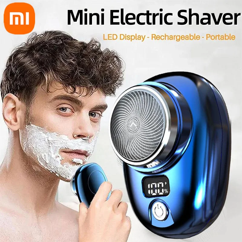 Xiaomi Men's Electric Shaver USB Charge Mini Pocket Travel Razor Comfortable Easy Travel Beard Body Hair Trimmer Pocket Razor